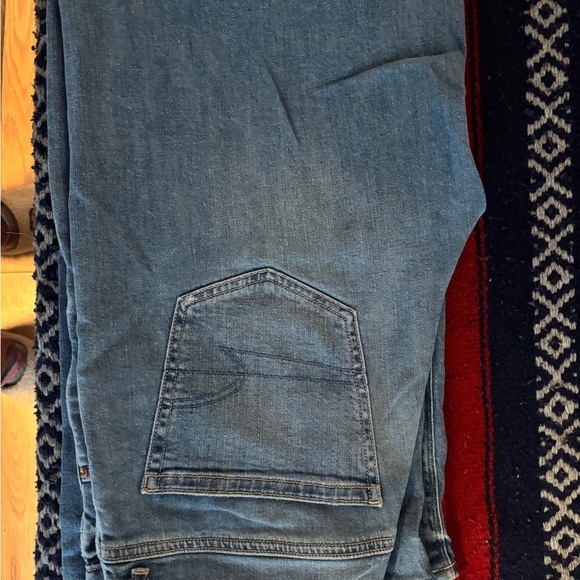 AE Dreamy Drape Stretch Super high waist wide leg jeans  6R - Picture 10 of 10